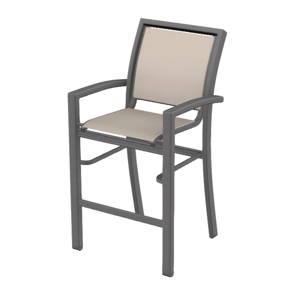 Kendall Sling Bar Chair — Graphite Txt PC