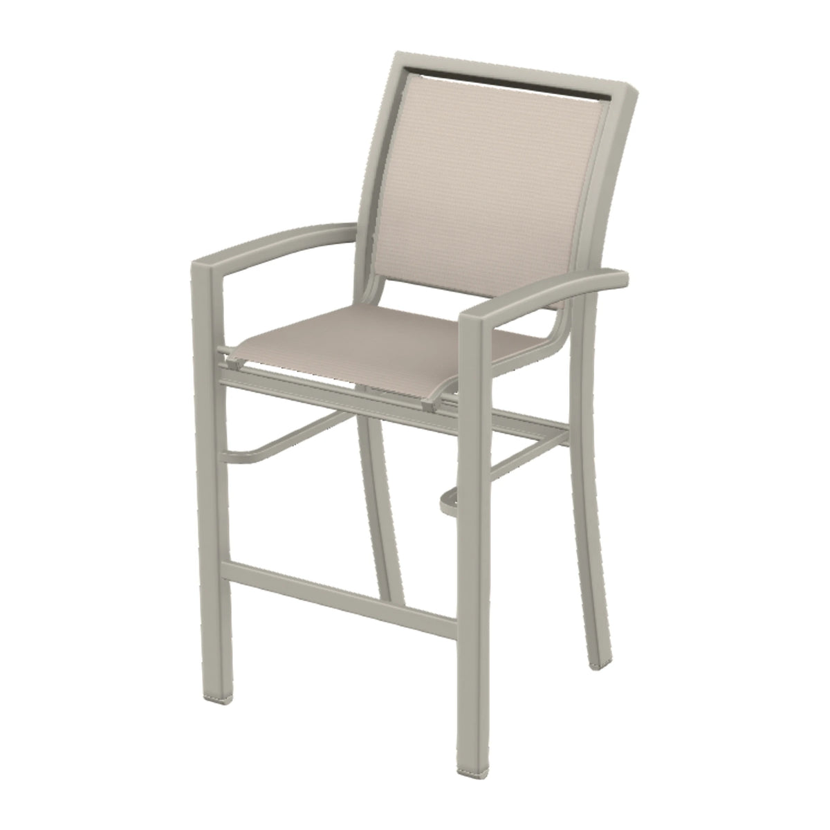 Kendall Sling Bar Chair — Warm Grey PC