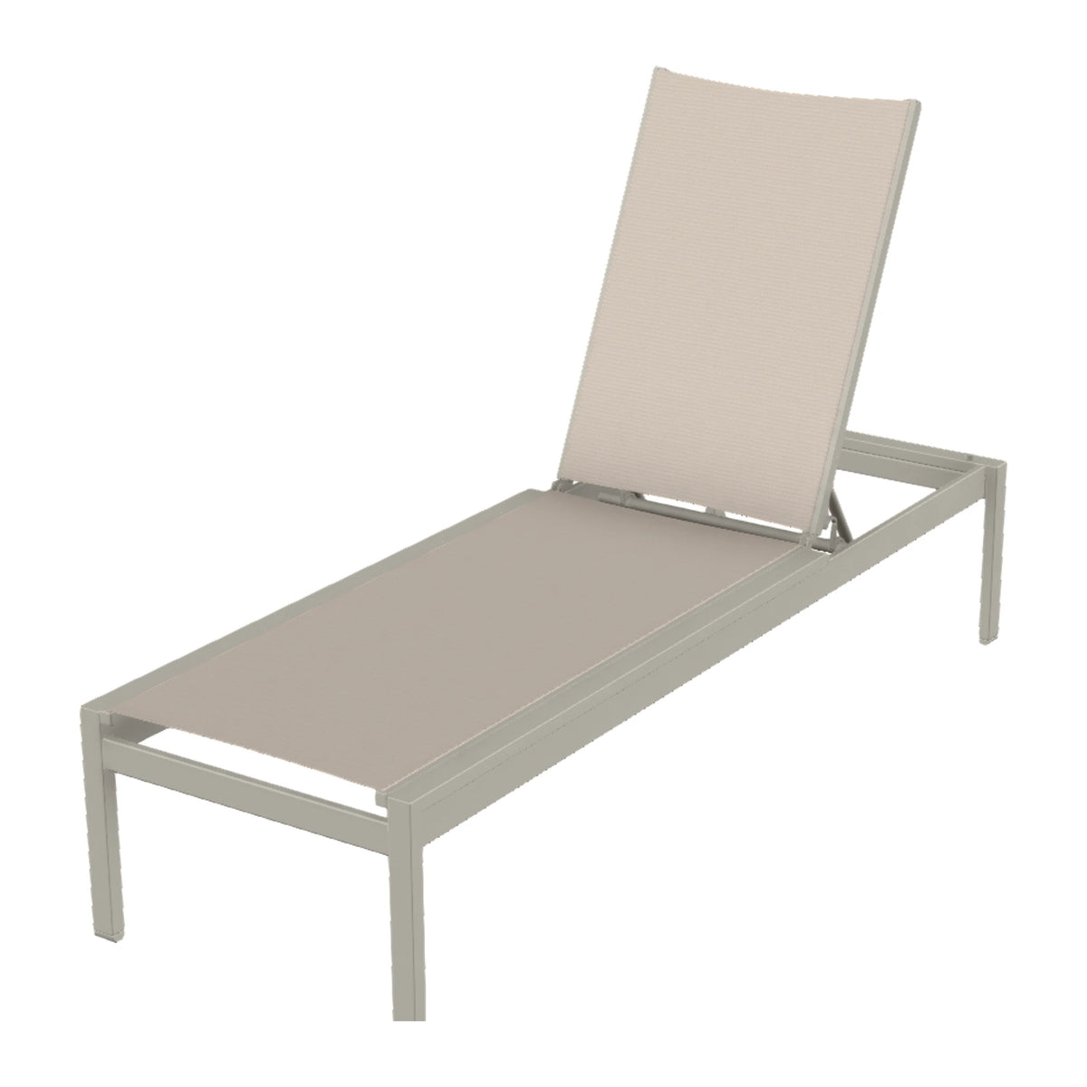 Kendall Sling Armless Chaise (Long Frame) — Warm Grey PC