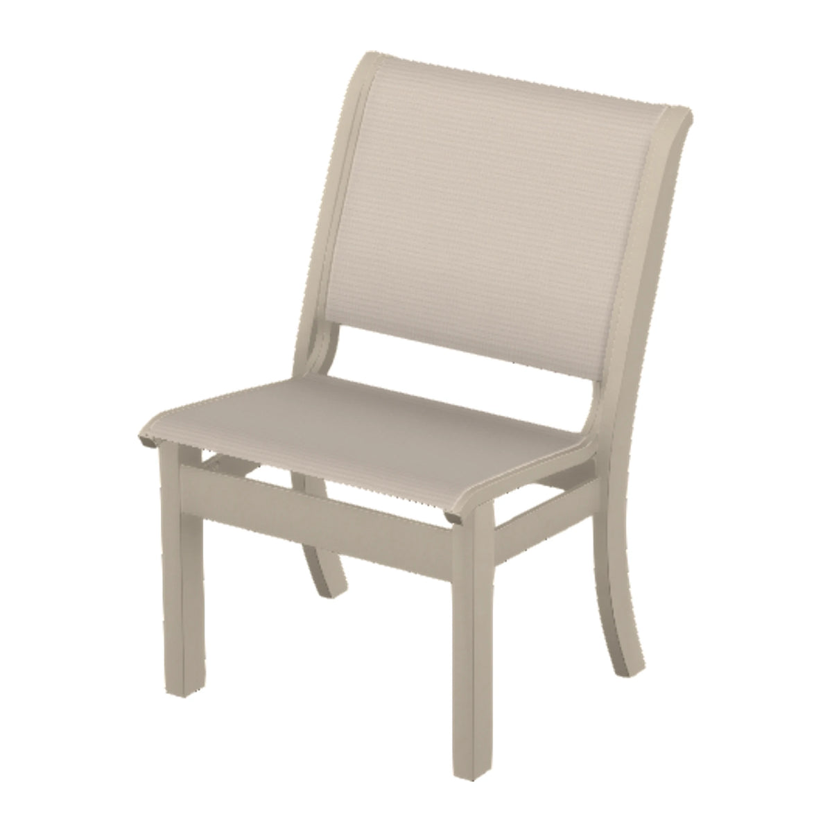 Leeward Sling Armless Dining Chair — Desert Sand MGP