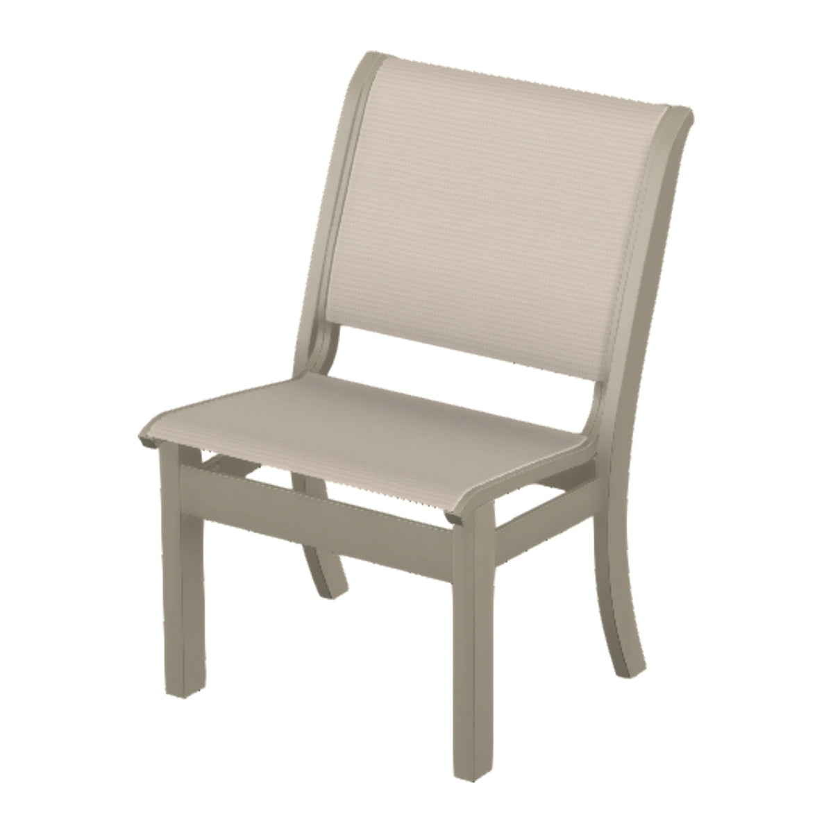 Leeward Sling Armless Dining Chair — Storm MGP