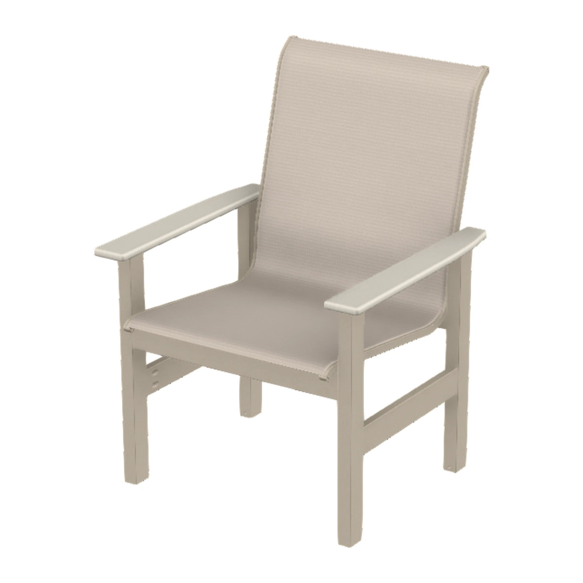 Leeward Sling Armchair — Desert Sand MGP / Laguna Accents