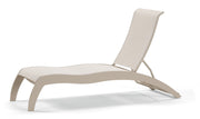 Telescope Casual Dune Sling Armless Chaise w/ Wheels