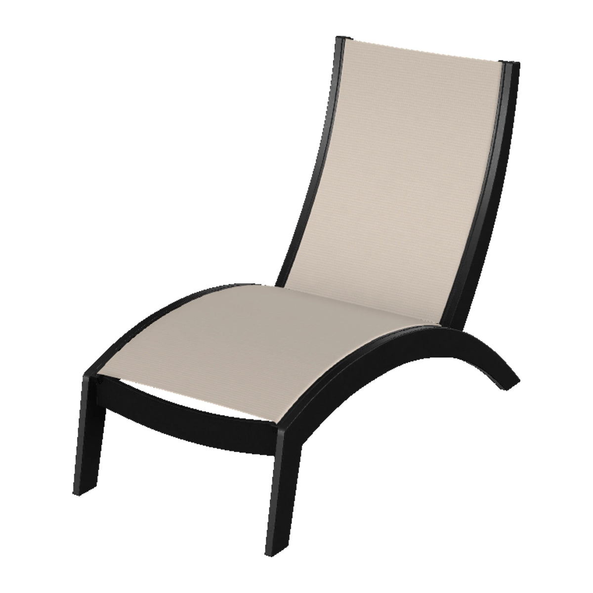 Dune Sling Hydro-Lounge Chaise — Black MGP