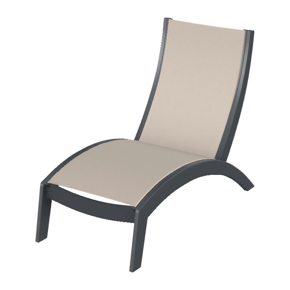Dune Sling Hydro-Lounge Chaise — Classic Graphite MGP