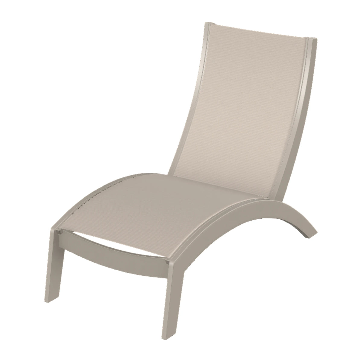 Dune Sling Hydro-Lounge Chaise — Warm Grey MGP