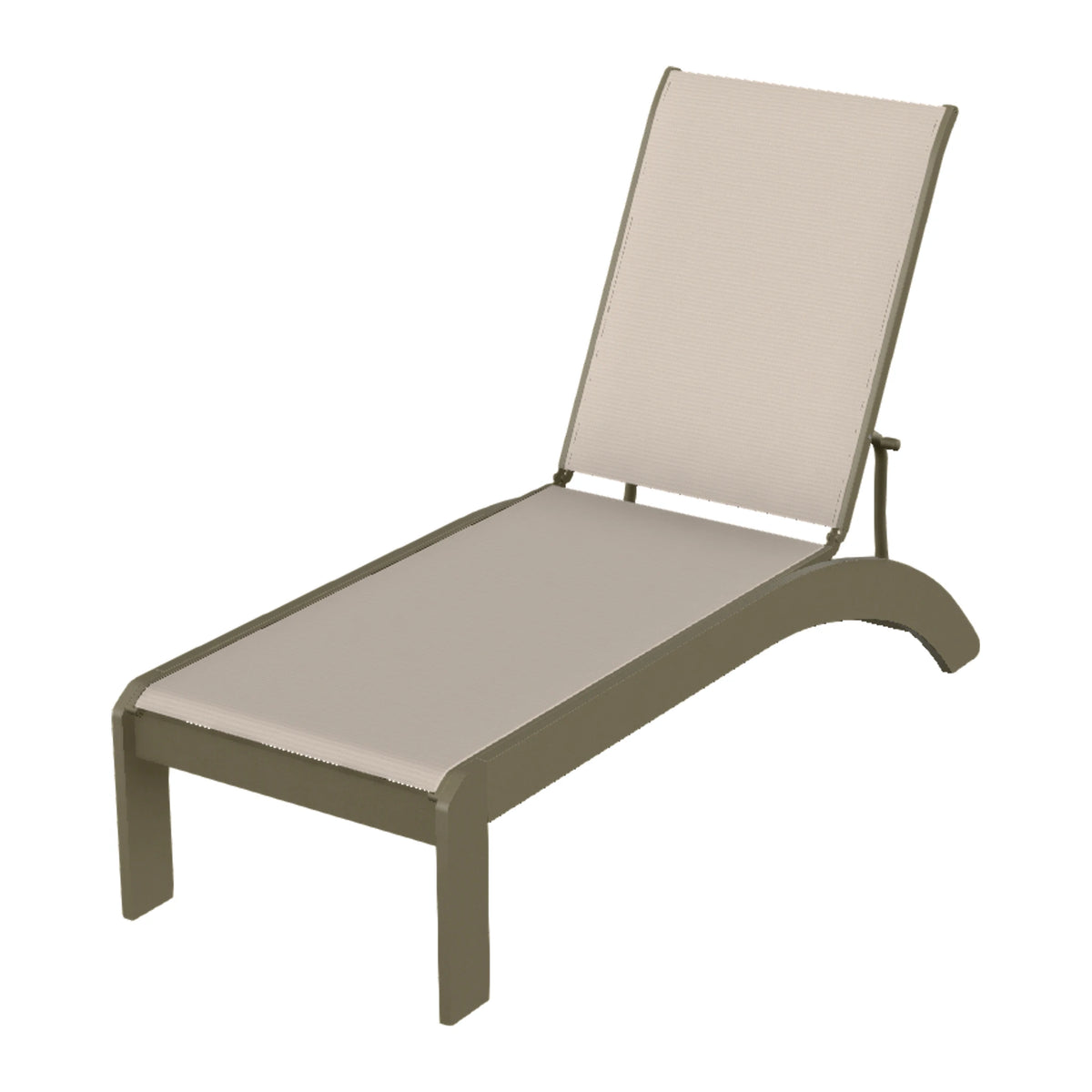 Dune Sling Armless Chaise w/ Wheels — Beachwood MGP