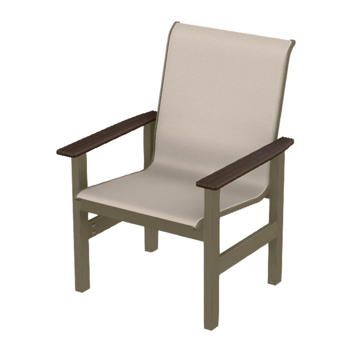 Leeward Sling Armchair — Beachwood MGP / Chestnut Accents