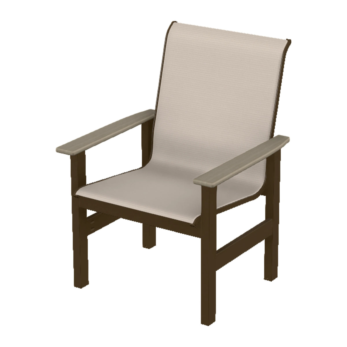 Leeward Sling Armchair — Kona MGP / Weathered Wood Accent