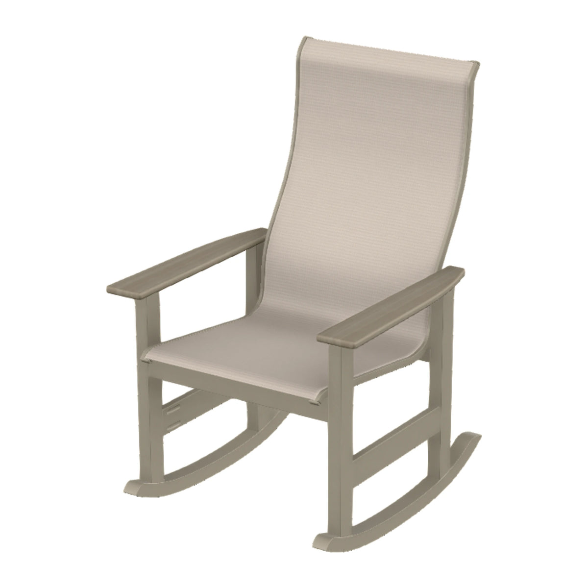 Leeward Sling Supreme Rocker — Storm MGP / Weathered Wood Accent