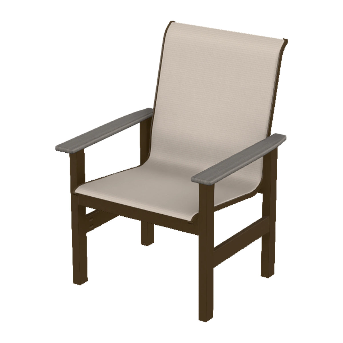 Leeward Sling Armchair — Kona MGP / Boardwalk Accents