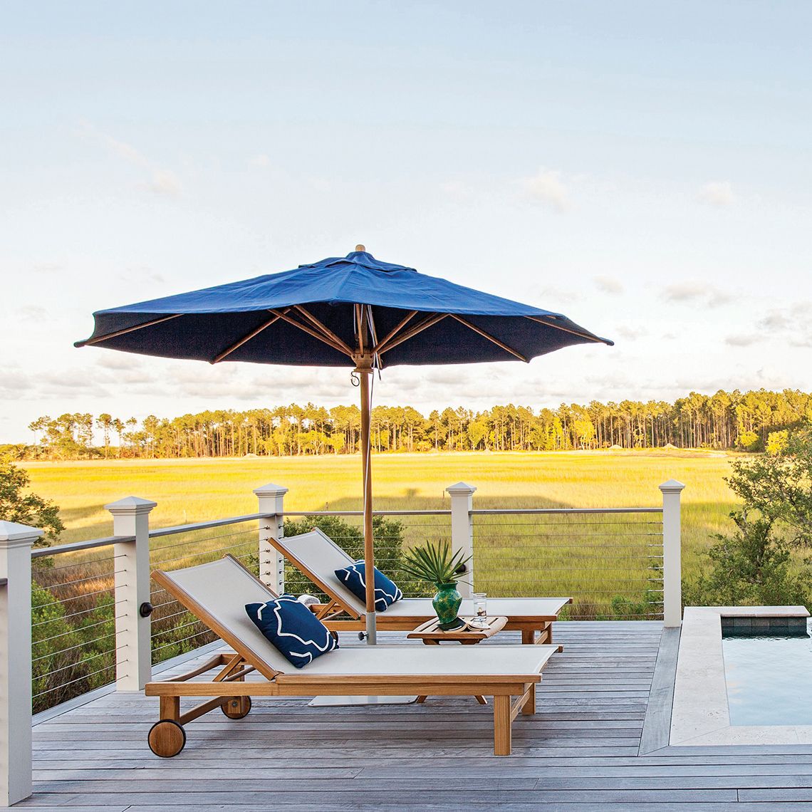 Market Umbrellas 11.5’ Octagonal Umbrella, 2.5” Dia. Pole