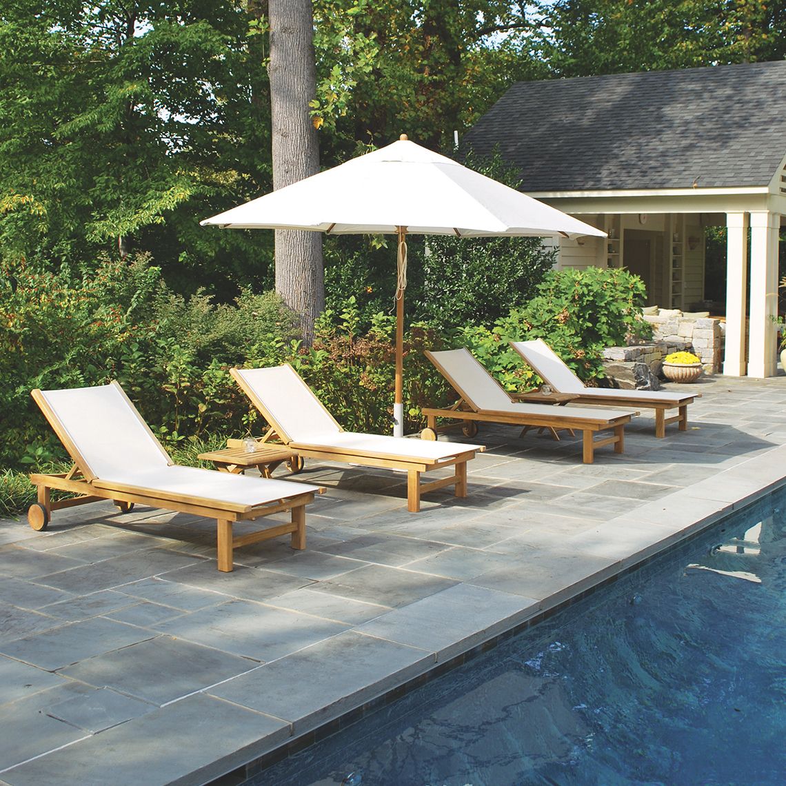 Market Umbrellas 9’ Octagonal Umbrella, 1.5” Dia. Pole (2 Pc.)