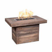 Alberta 36" Fire Table Wood Grain Concrete