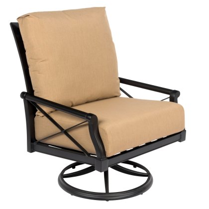 Andover Cushion Big Man's Swivel Rocking Lounge Chair