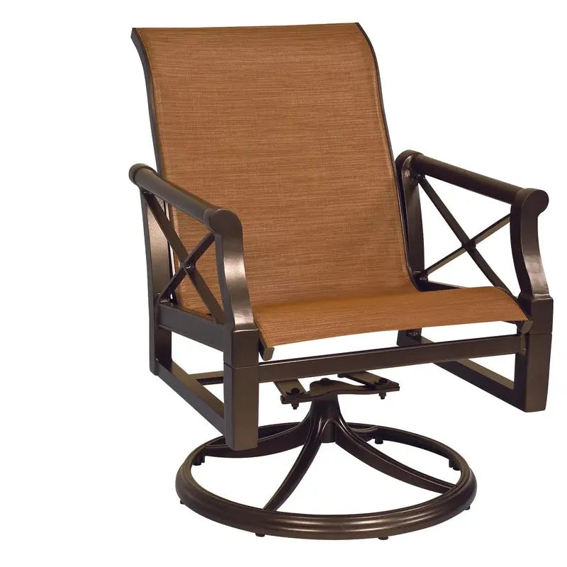 Andover Sling Swivel Rocking Dining Arm Chair
