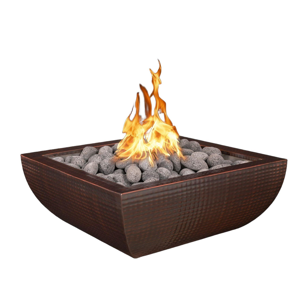 The Outdoor Plus Avalon copper fire bowl