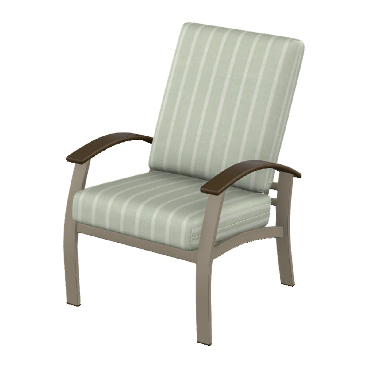 Belle Isle Cushion Armchair — Storm PC / Kona Accents