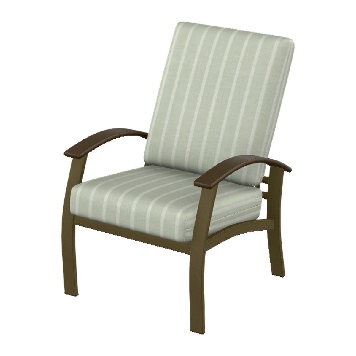 Belle Isle Cushion Armchair — Beachwood PC / Kona Accents