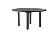 Trinidad 54" Round Umbrella Dining Table (F-Slat Top)