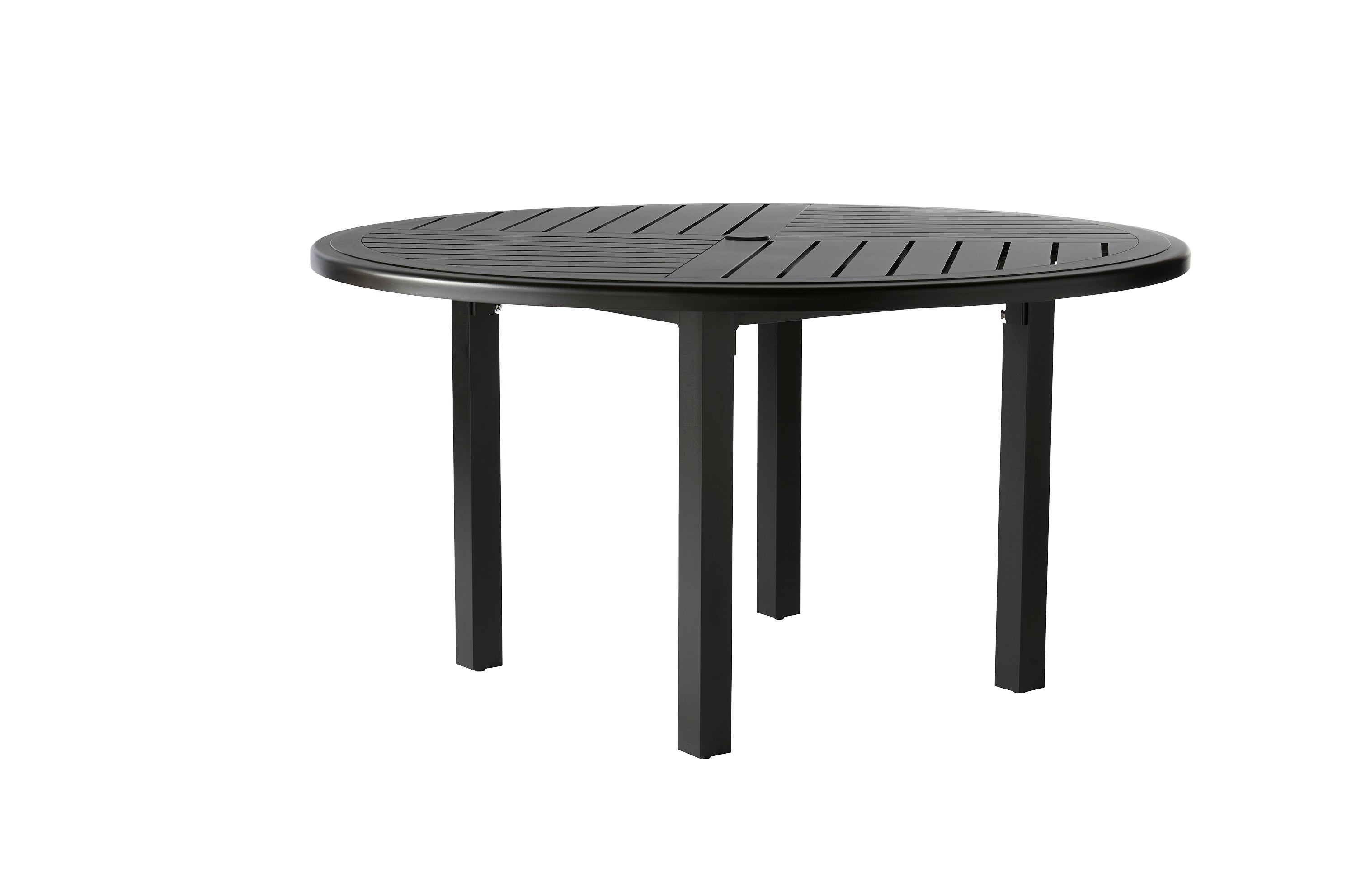 Trinidad 54" Round Umbrella Dining Table (F-Slat Top)