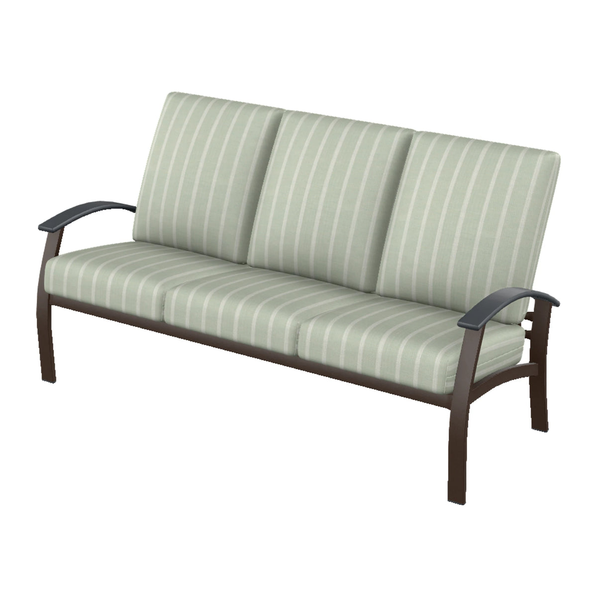 Belle Isle Cushion Sofa — Kona PC / Graphite Accents