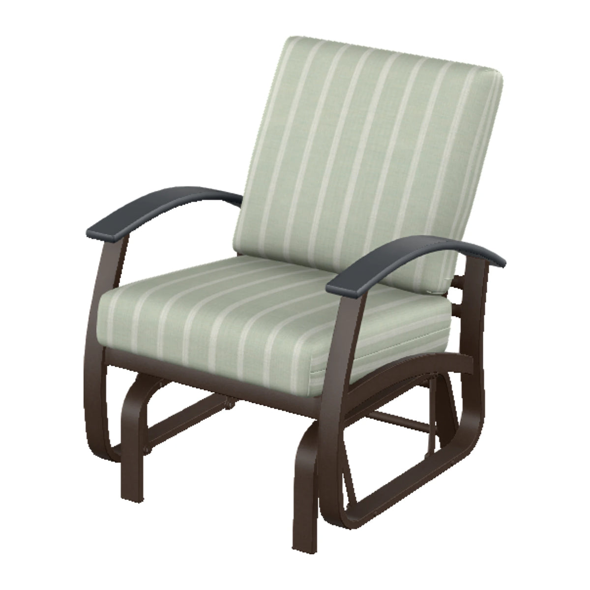 Belle Isle Cushion Single-Seat Glider — Kona PC / Graphite Accents