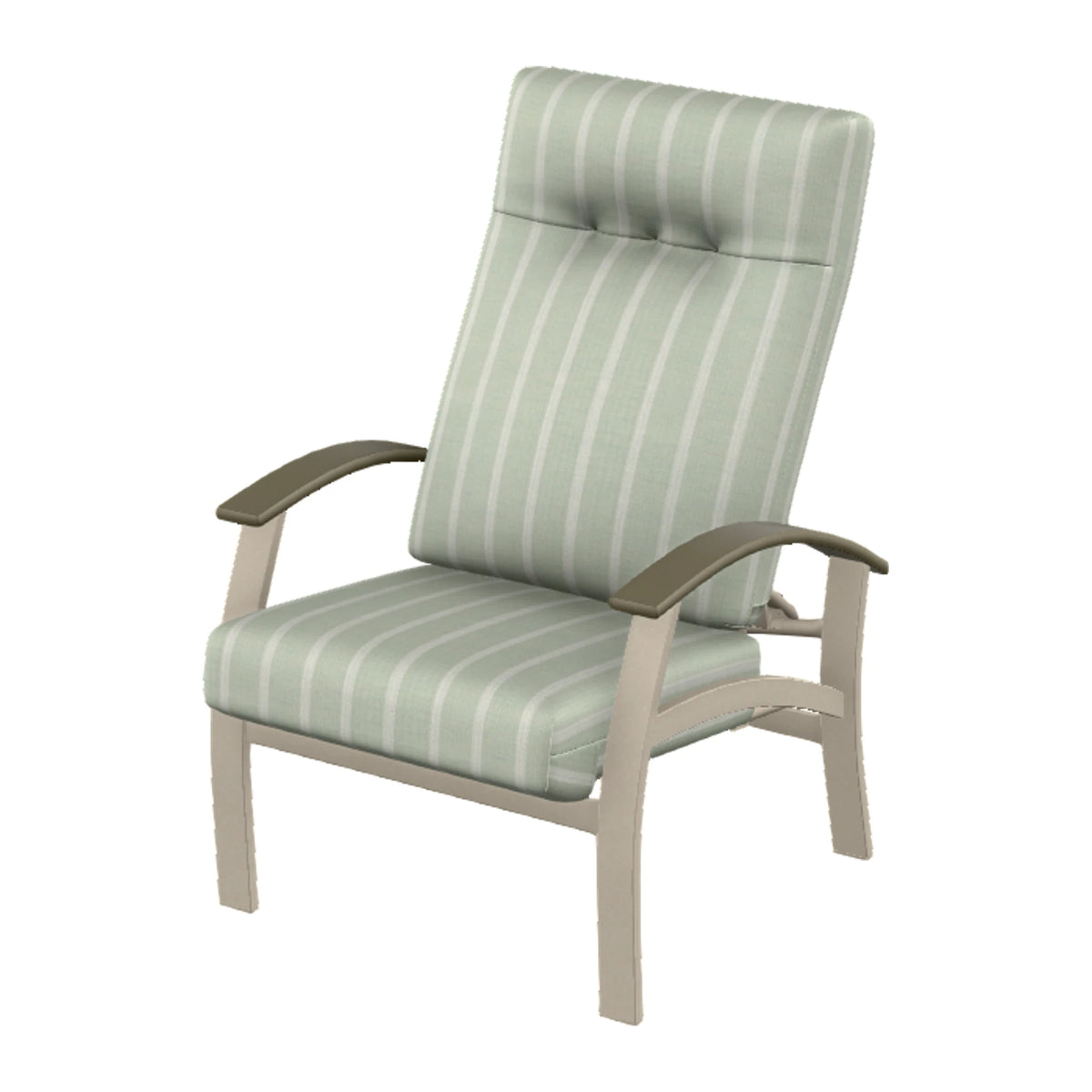 Belle Isle Cushion Supreme Height Adjustable Armchair — Desert Sand PC / Beachwood Accents