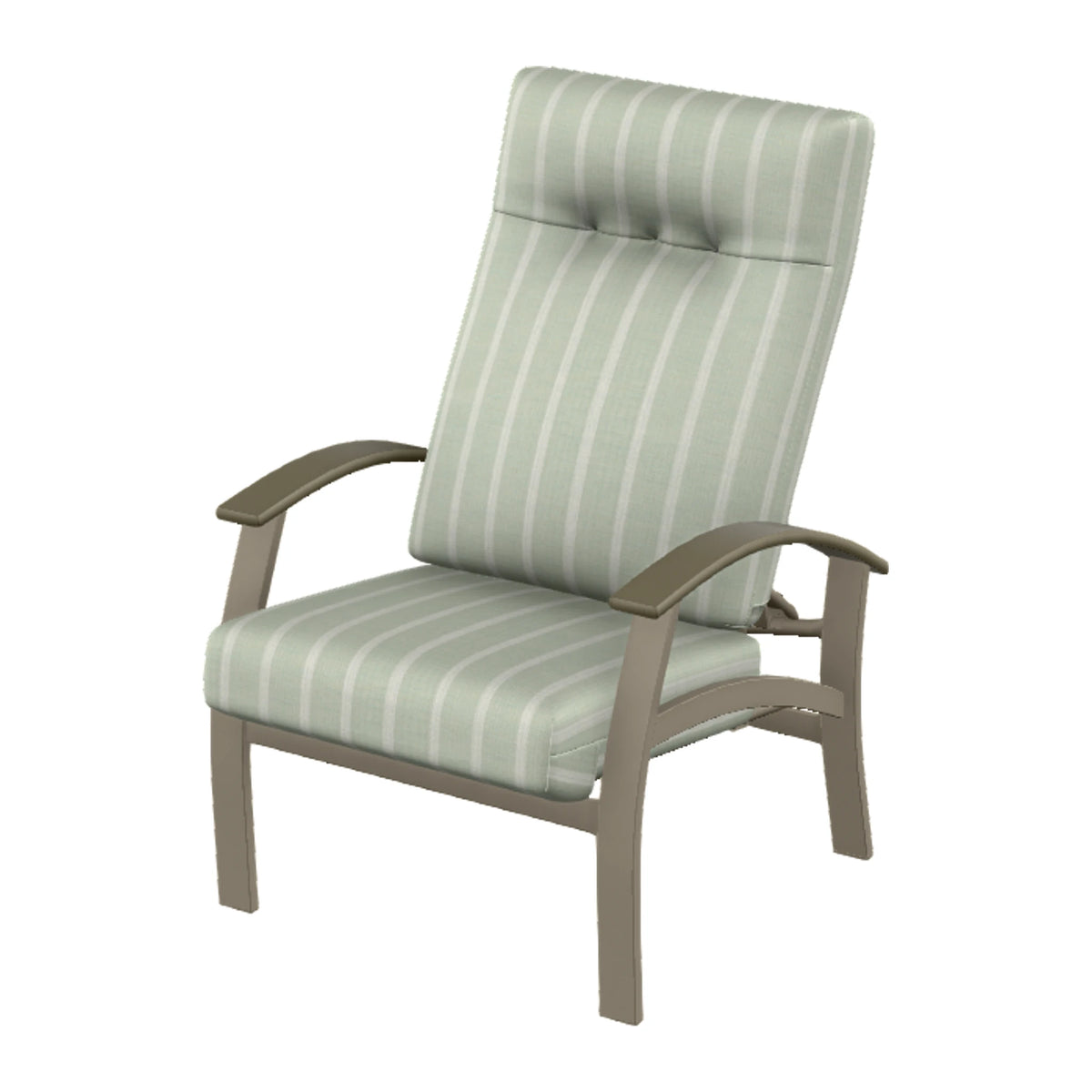 Belle Isle Cushion Supreme Height Adjustable Armchair — Storm PC / Beachwood Accents