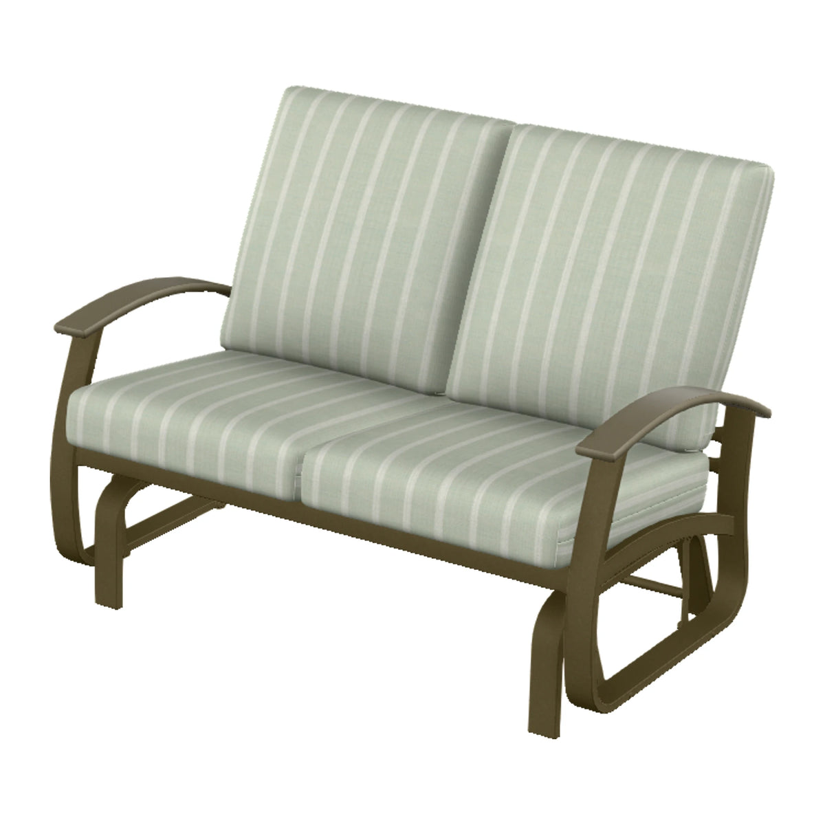 Belle Isle Cushion Loveseat Glider — Beachwood PC / Beachwood Accents
