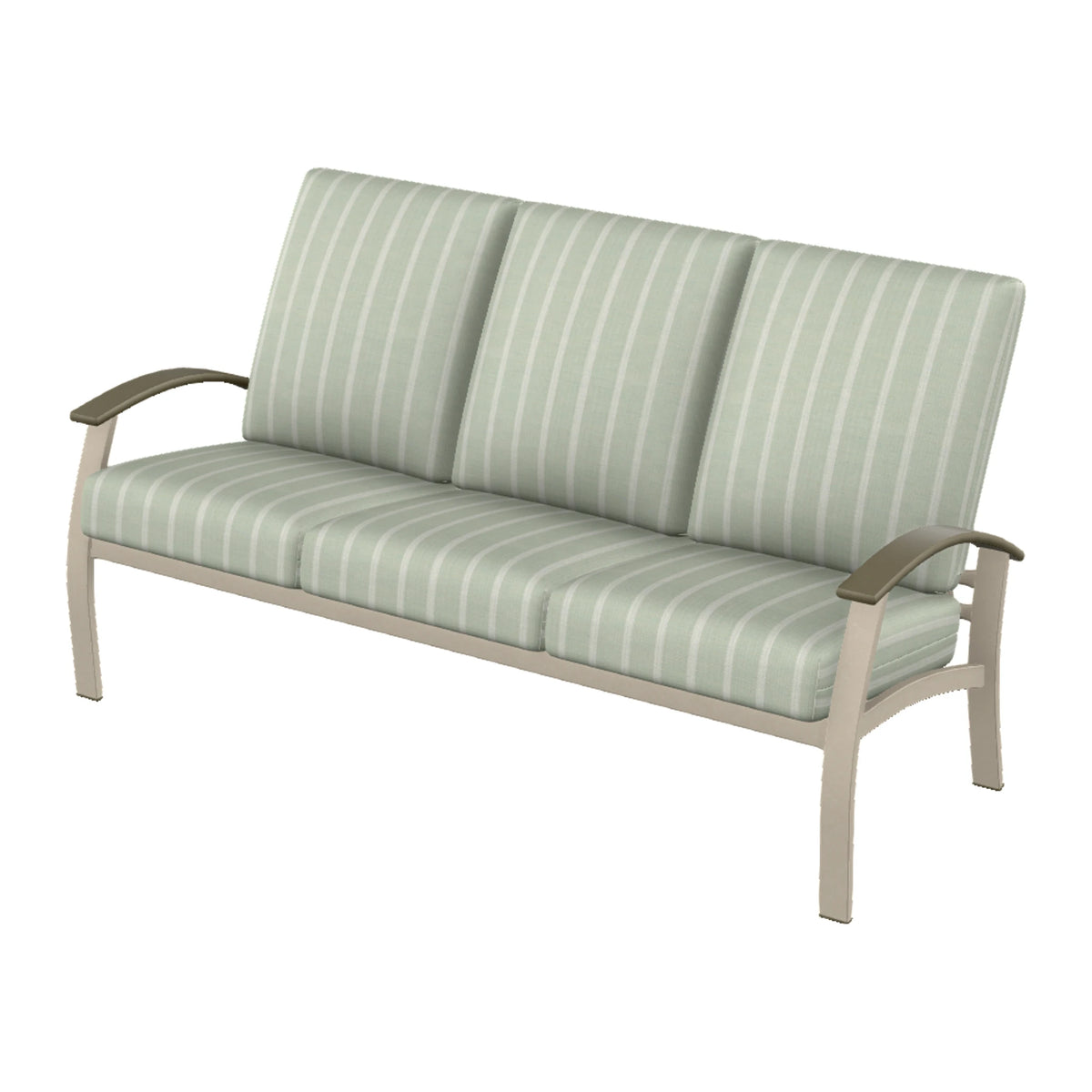 Belle Isle Cushion Sofa — Desert Sand PC / Beachwood Accents