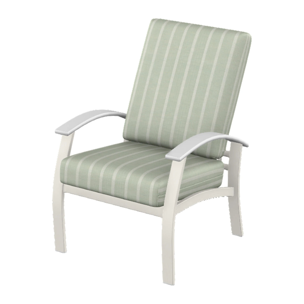 Belle Isle Cushion Armchair — Snow PC / Snow Accents