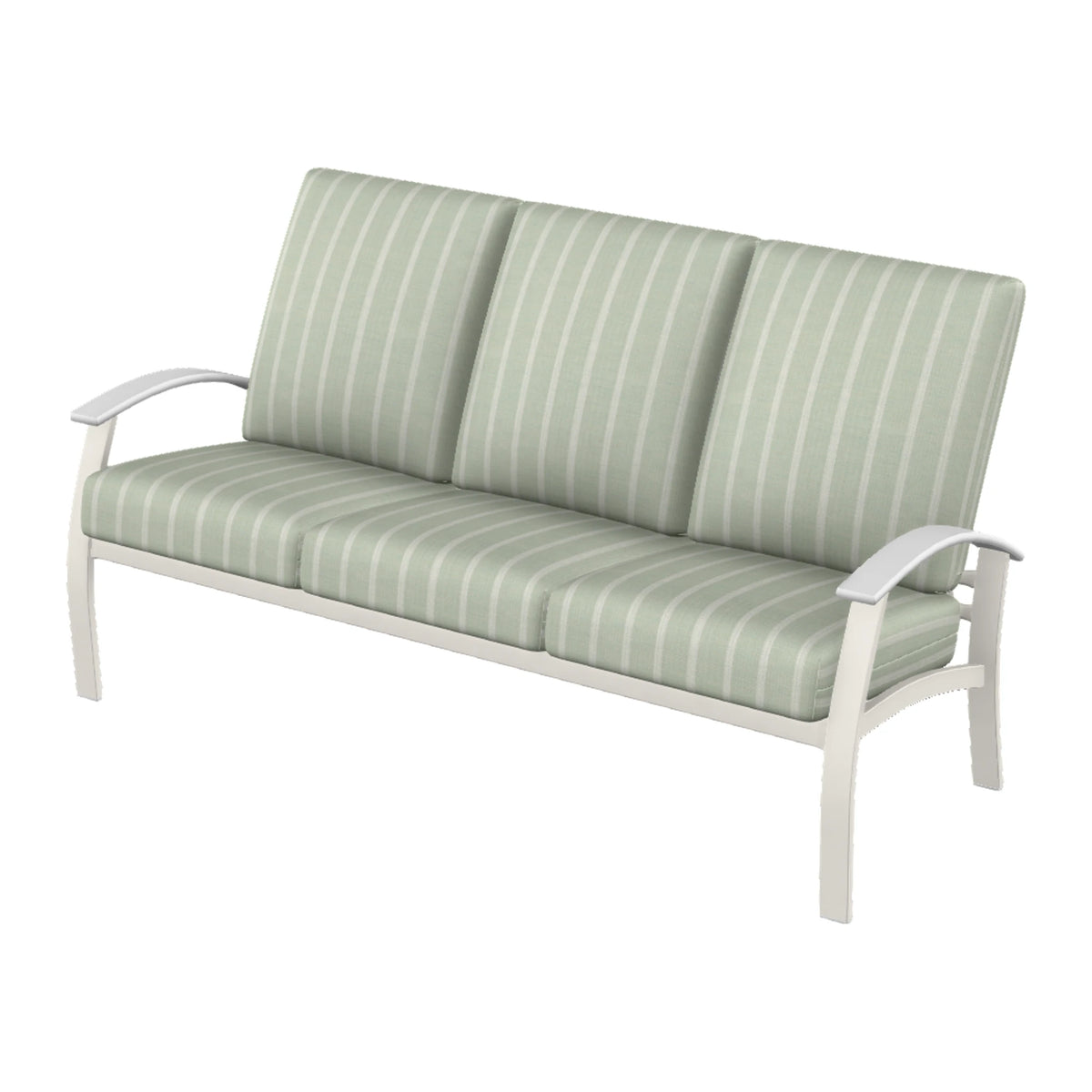 Belle Isle Cushion Sofa — Snow PC / Snow Accents