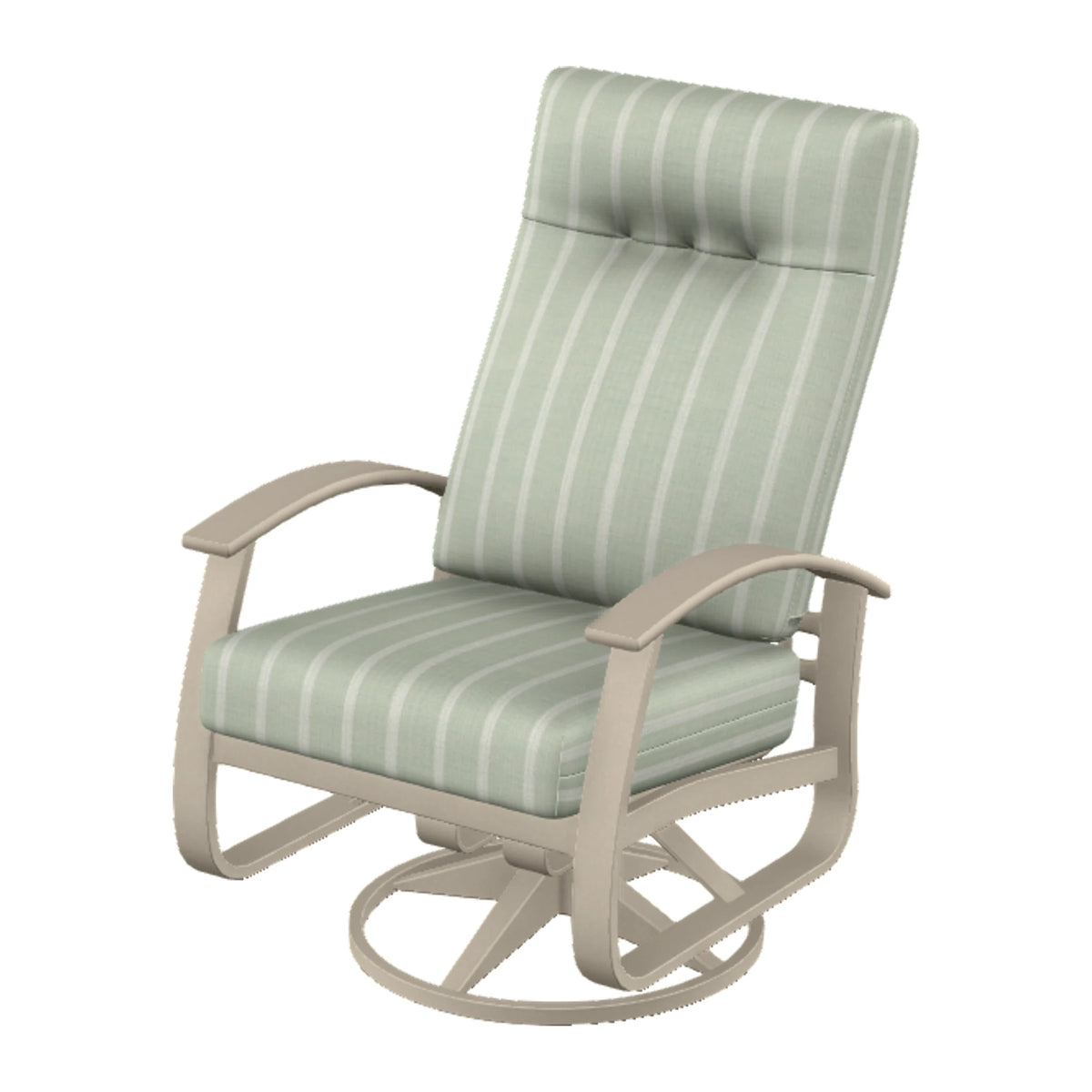 Belle Isle Cushion Supreme Height Swivel Rocker — Desert Sand PC / Desert Accents