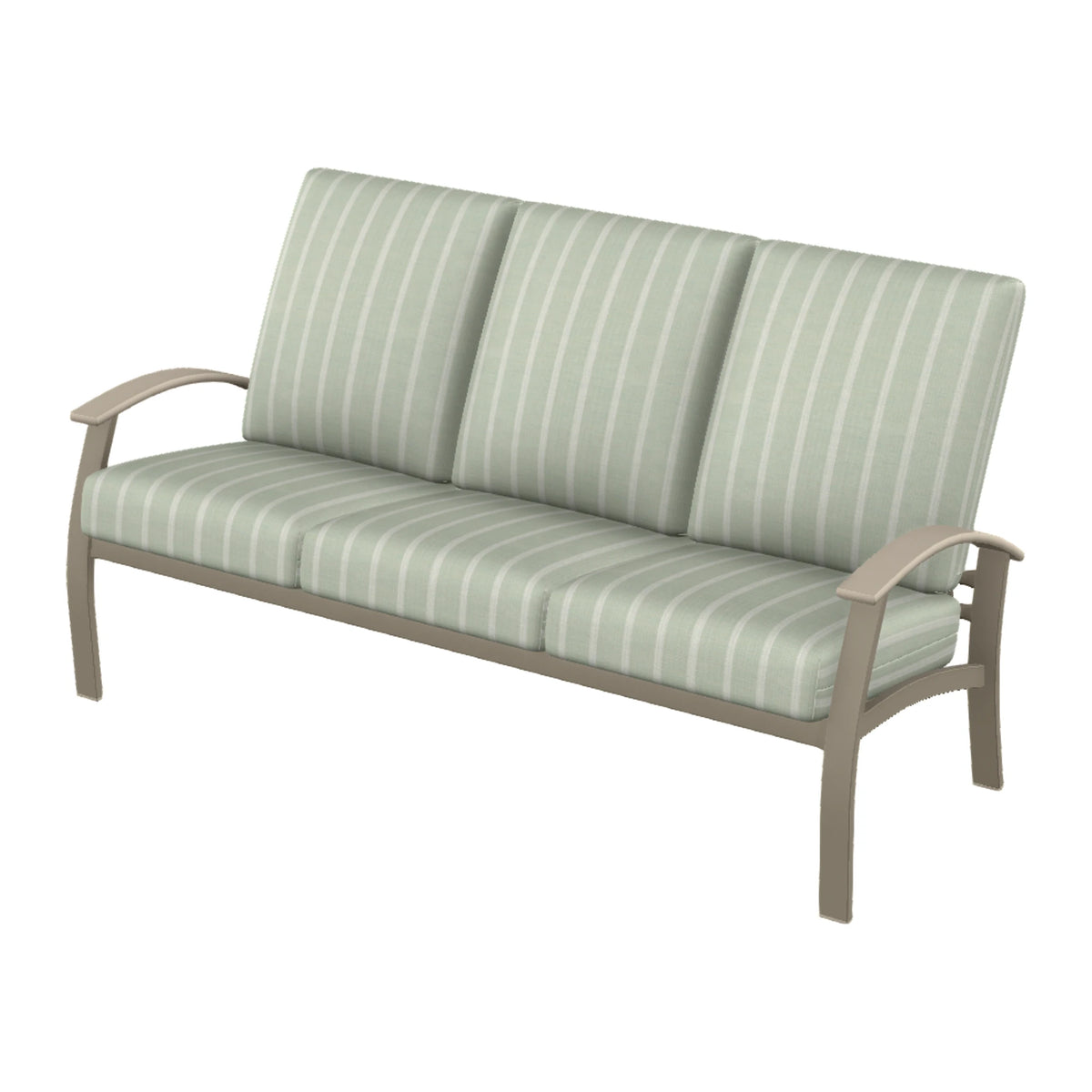 Belle Isle Cushion Sofa — Storm PC / Desert Accents