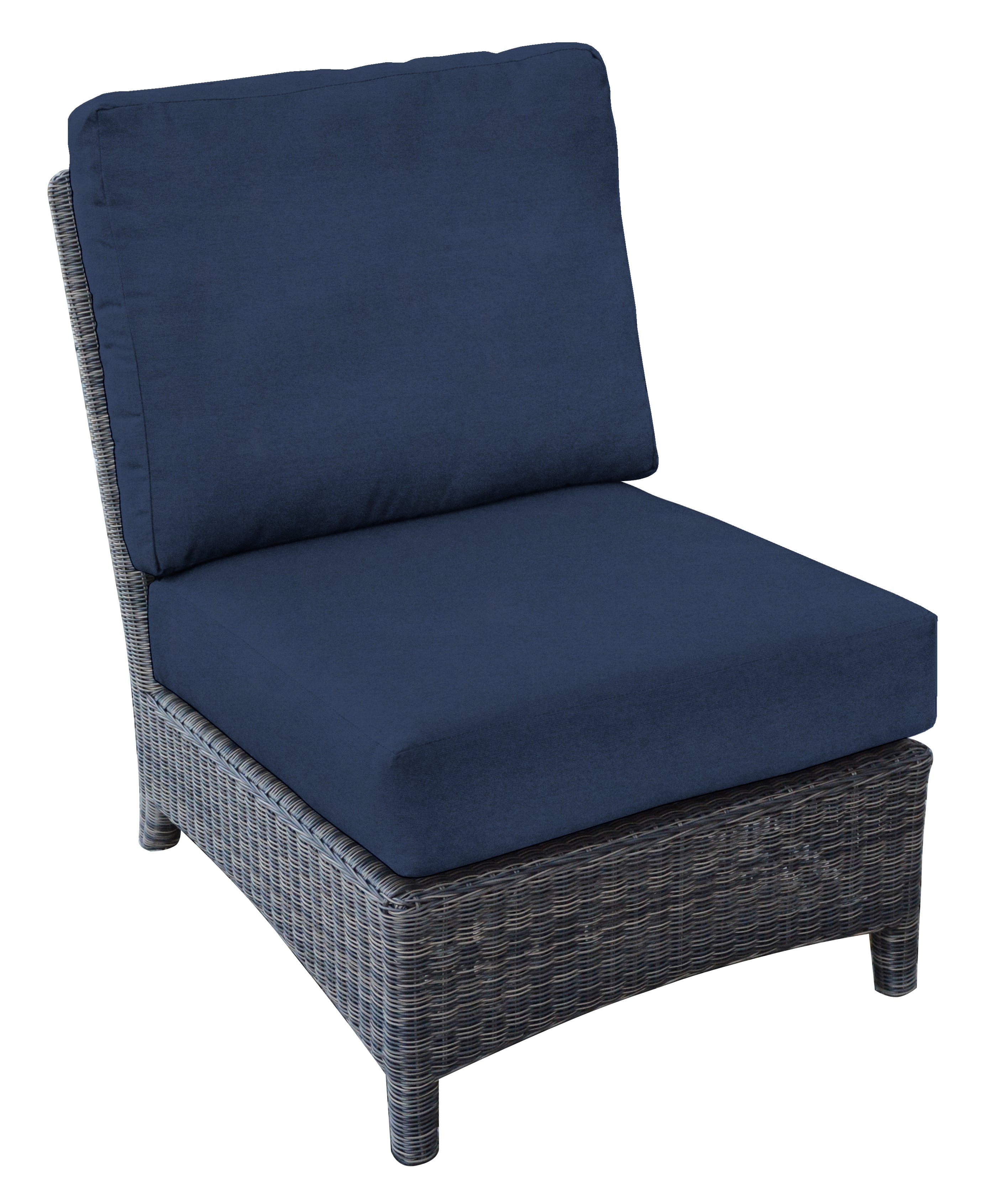 Bella Deep Seating Armless Chair