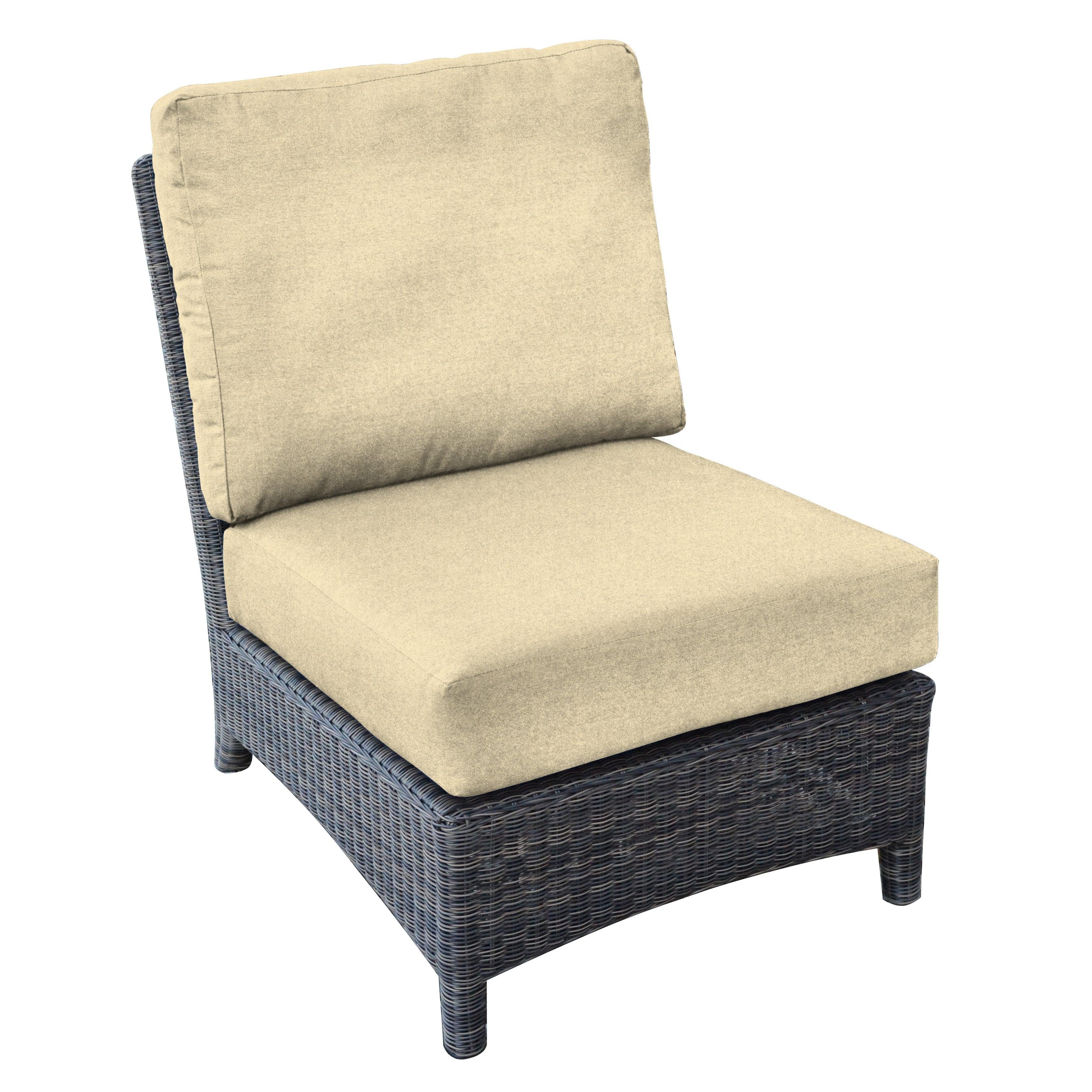 Bella Deep Seating Armless Chair