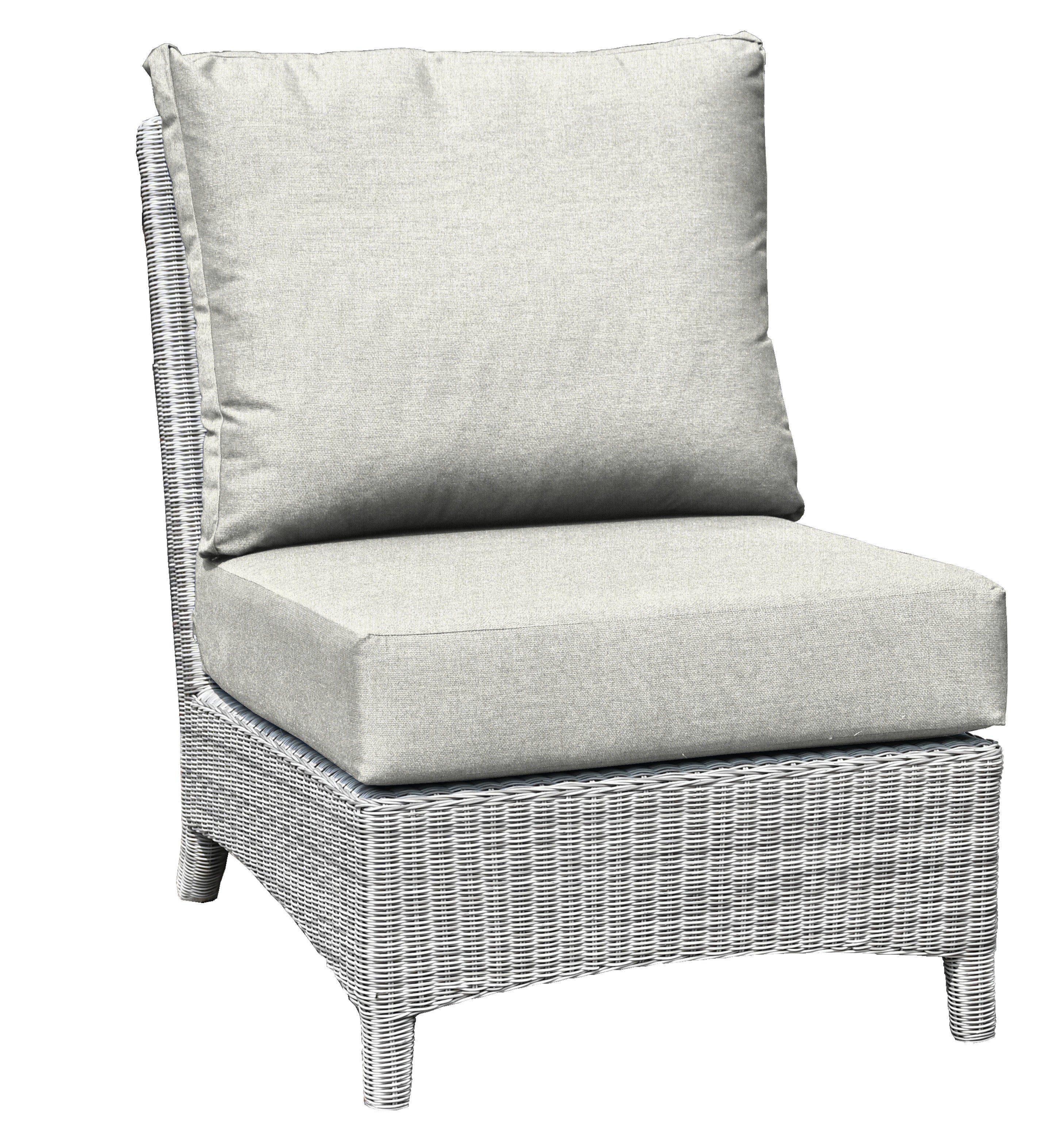 Bella Deep Seating Armless Chair