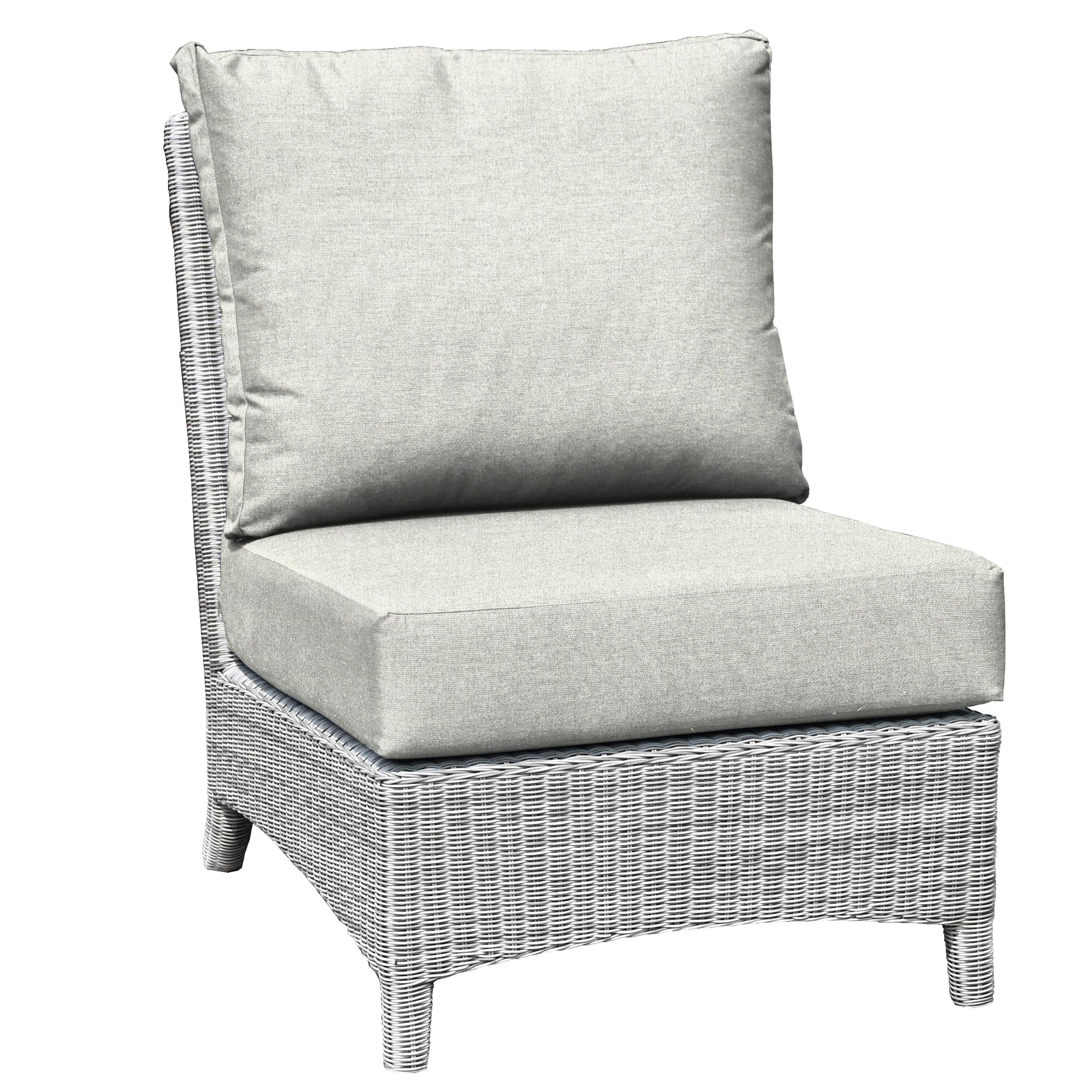 Bella Deep Seating Armless Chair
