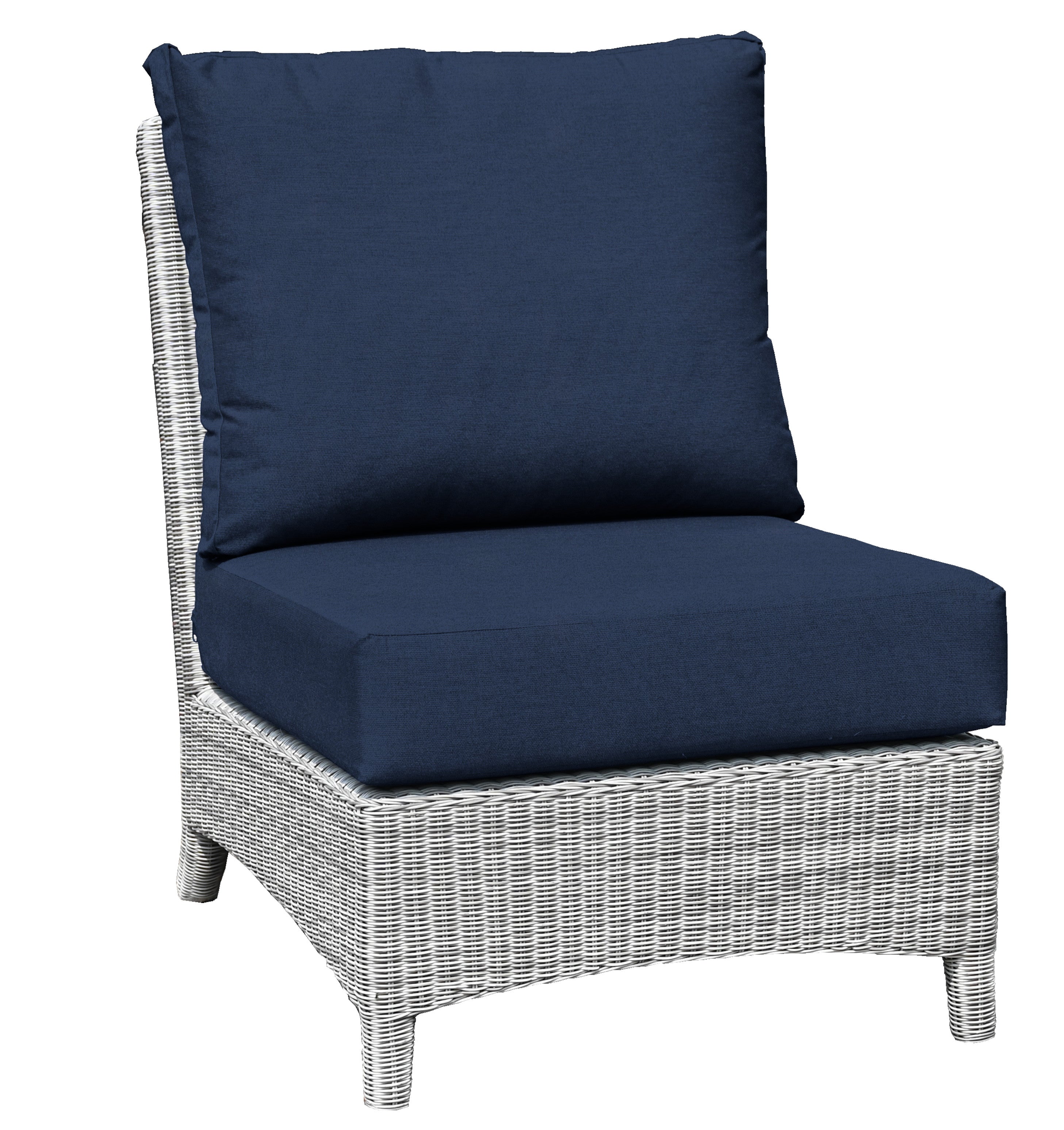 Bella Deep Seating Armless Chair