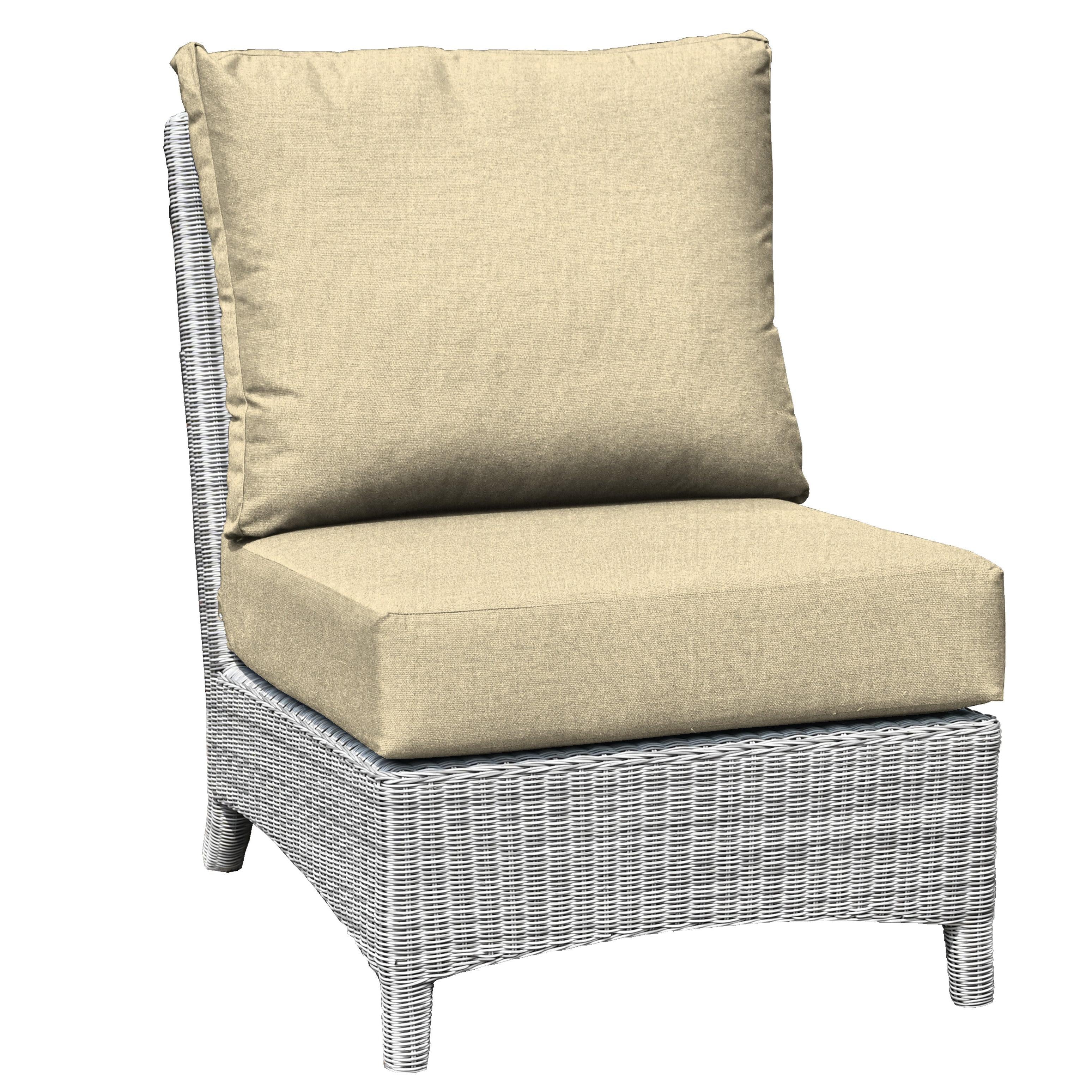 Bella Deep Seating Armless Chair
