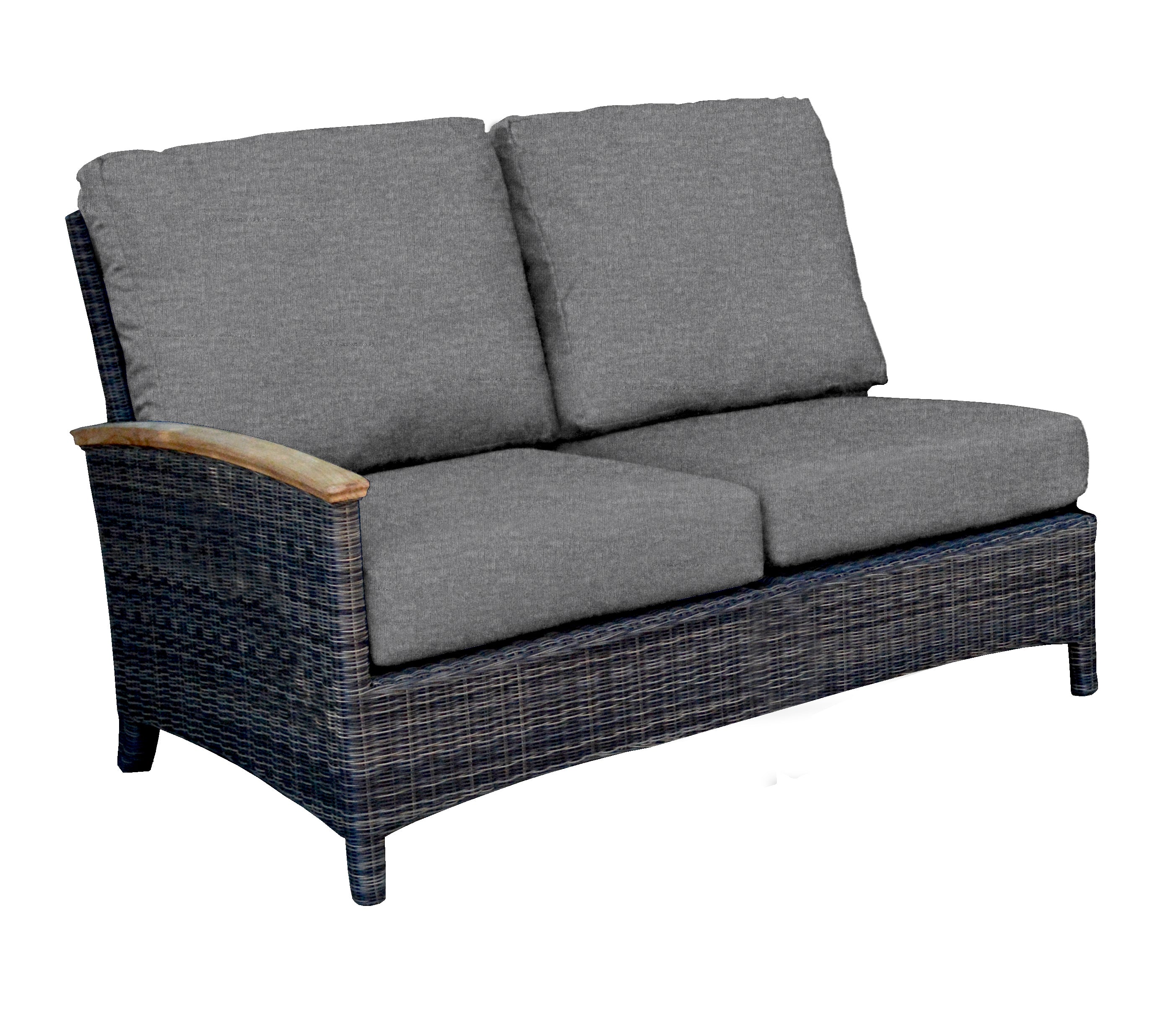 Bella Deep Seating Sectional Left Side Facing Settee