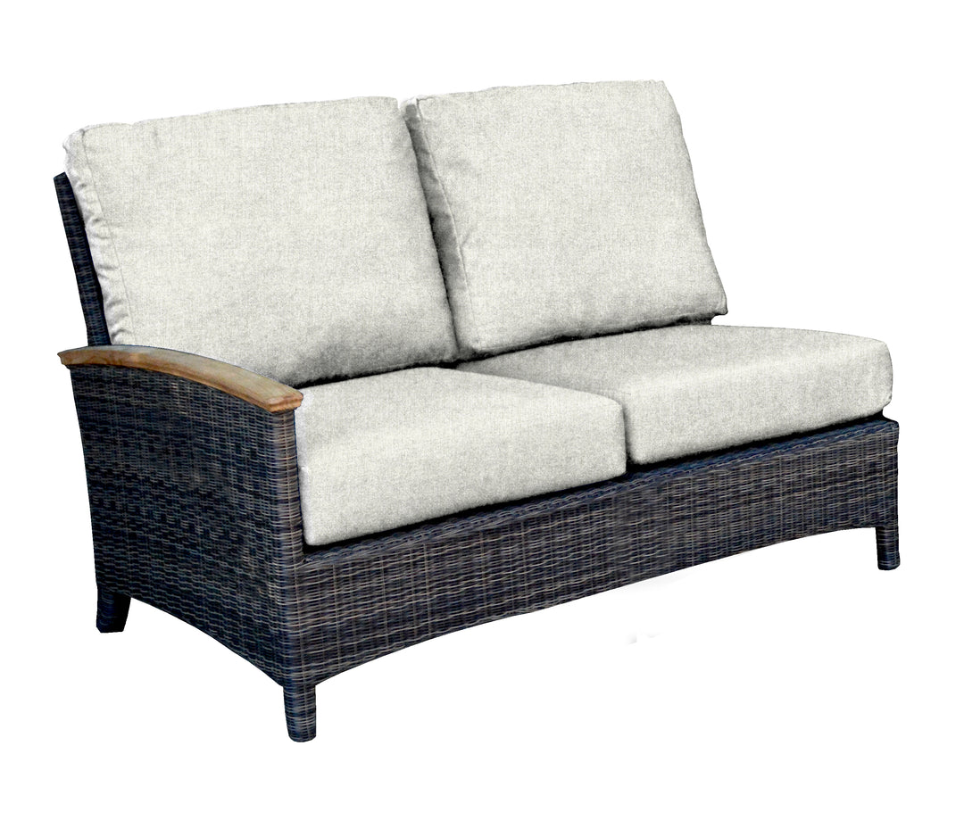 Bella Deep Seating Sectional Left Side Facing Settee