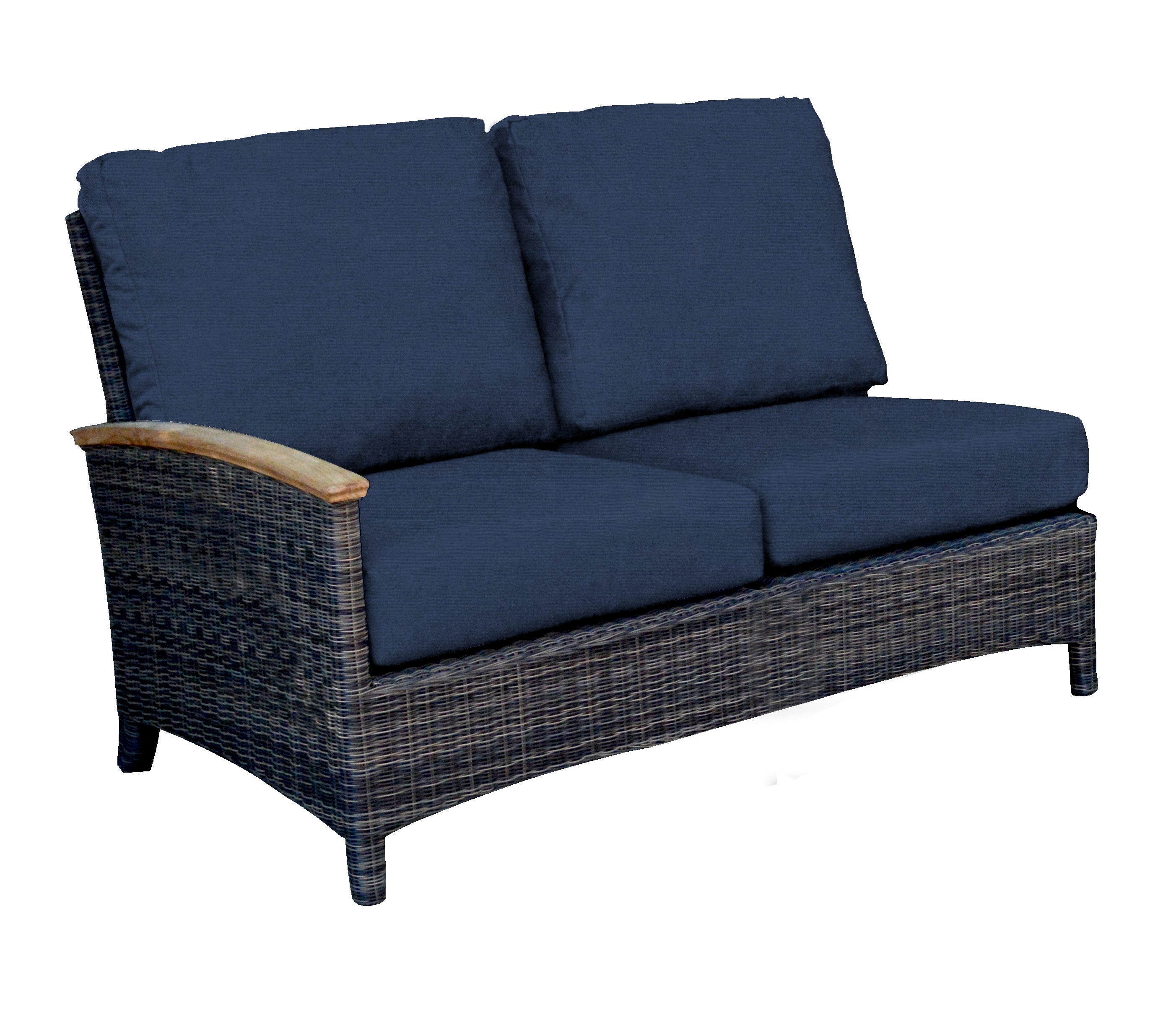 Bella Deep Seating Sectional Left Side Facing Settee
