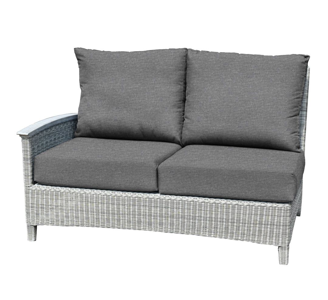 Bella Deep Seating Sectional Left Side Facing Settee