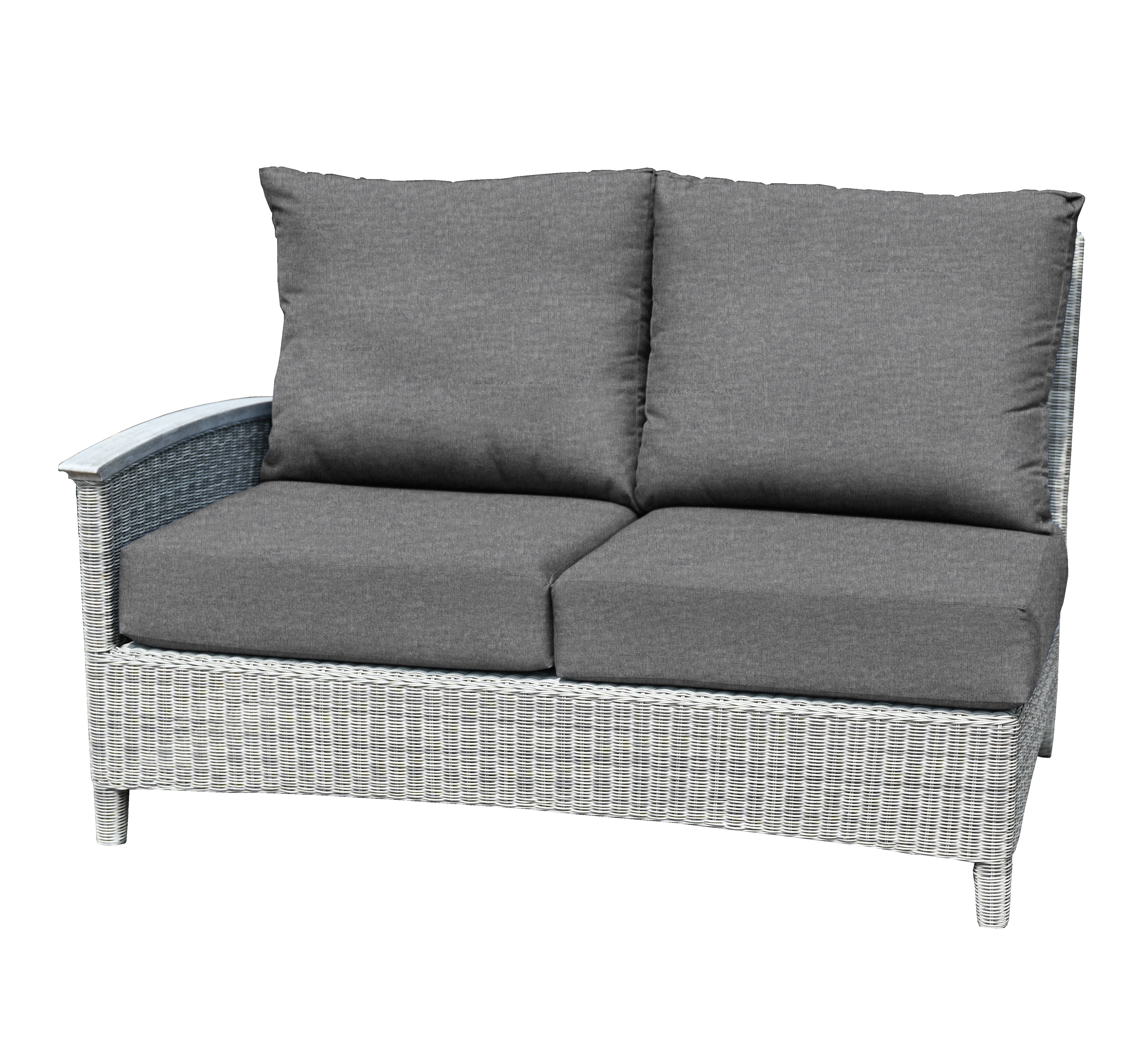 Bella Deep Seating Sectional Left Side Facing Settee