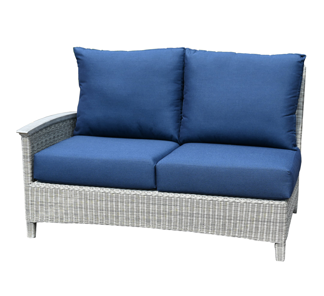 Bella Deep Seating Sectional Left Side Facing Settee