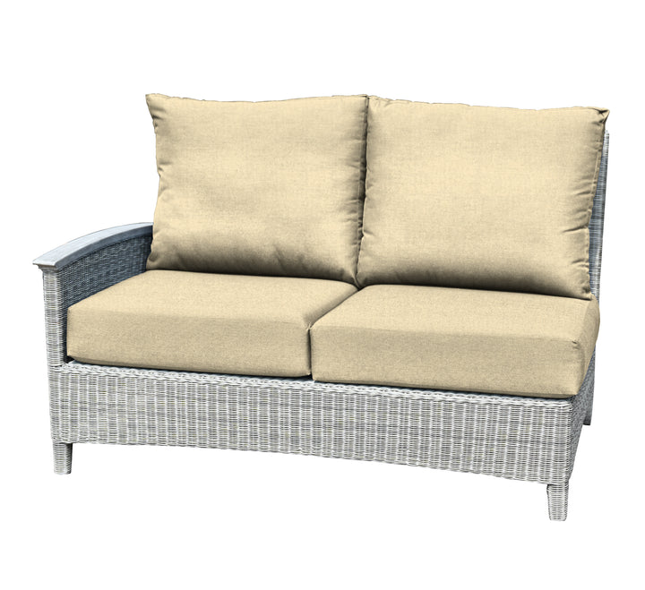 Bella Deep Seating Sectional Left Side Facing Settee