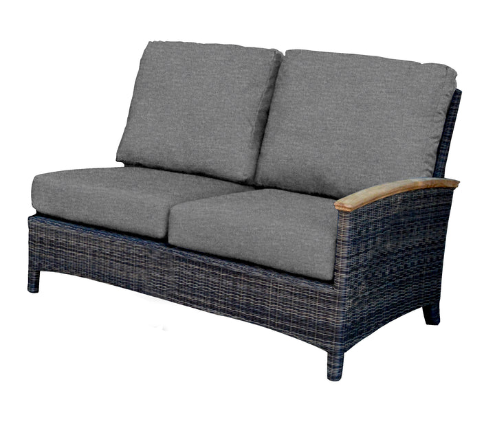 Bella Deep Seating Sectional Right Facing Settee