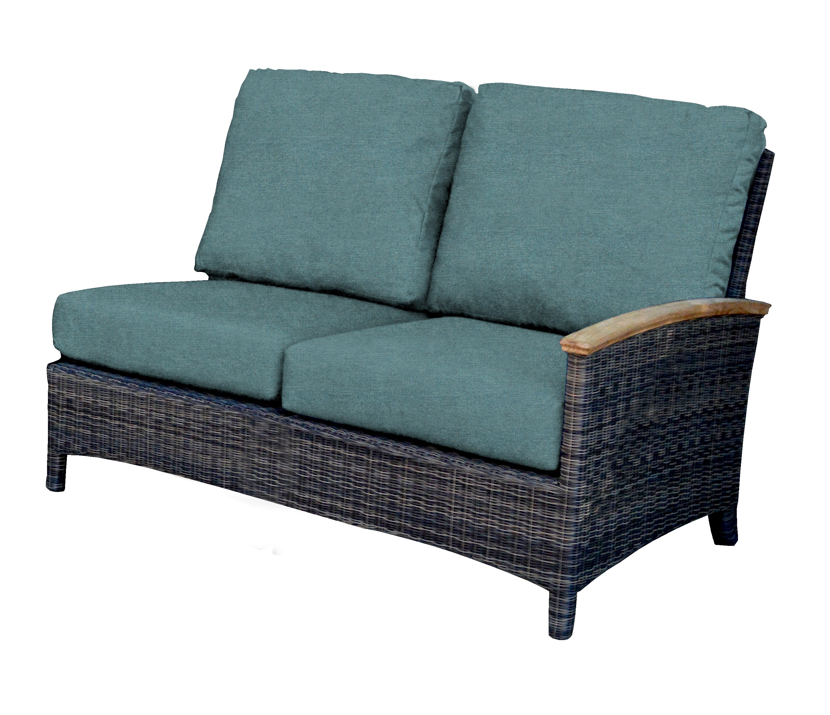 Bella Deep Seating Sectional Right Facing Settee